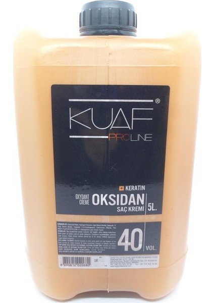 Professional Oksidan Peroksit 5 Lt. (1 Adet) 40 Volüm (%12) Keratinli