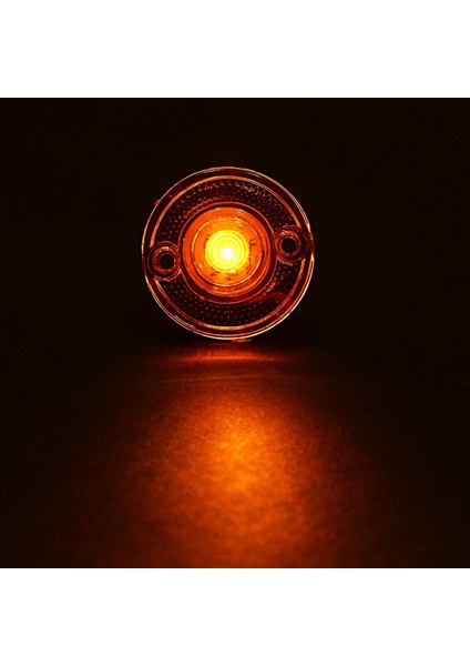 Mini Round Yuvarlak LED Lamba Tek LED Su Geçirmez 12/24 Volt