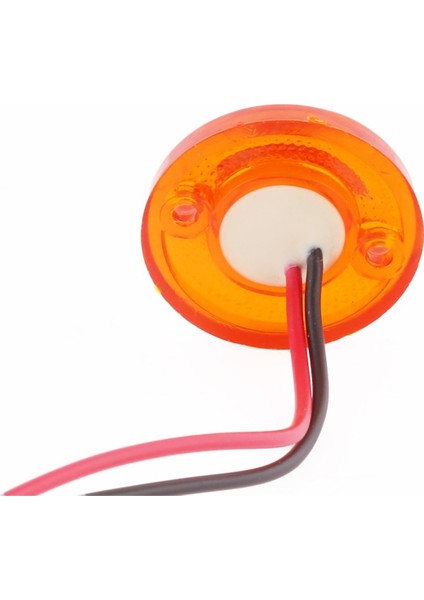 Mini Round Yuvarlak LED Lamba Tek LED Su Geçirmez 12/24 Volt