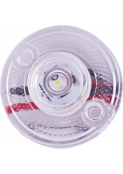 Mini Round Yuvarlak LED Lamba Tek LED Su Geçirmez 12/24 Volt 10 Adet
