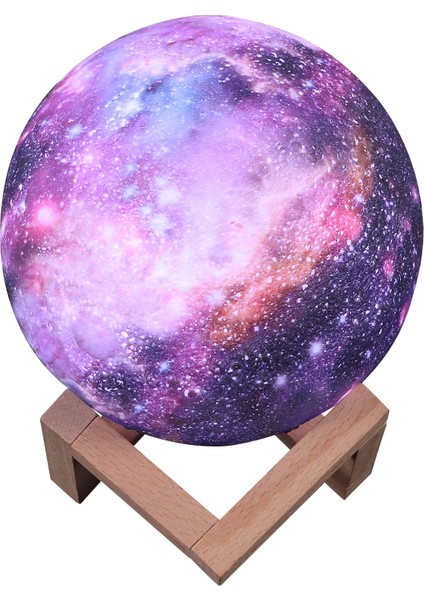 Yıldızlı Gökyüzü LED 3D 15 cm Gece Lambası (Yurt Dışından)