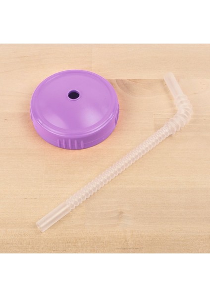 Kapak ve Pipet - Mor