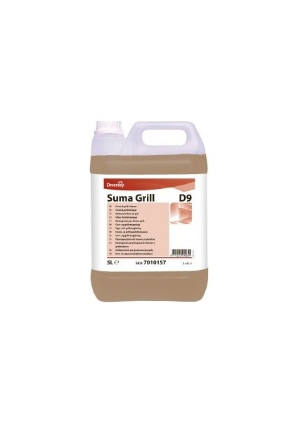 Suma Grill D9 Ağır Yağ Çözücü Fırın Temizleme 5 Litre