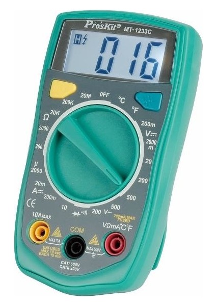 MT-1233C Dijital Multimetre Sıcaklık
