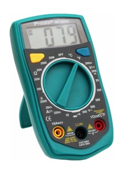 MT-1233C Dijital Multimetre Sıcaklık