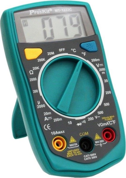 MT-1233C Dijital Multimetre Sıcaklık
