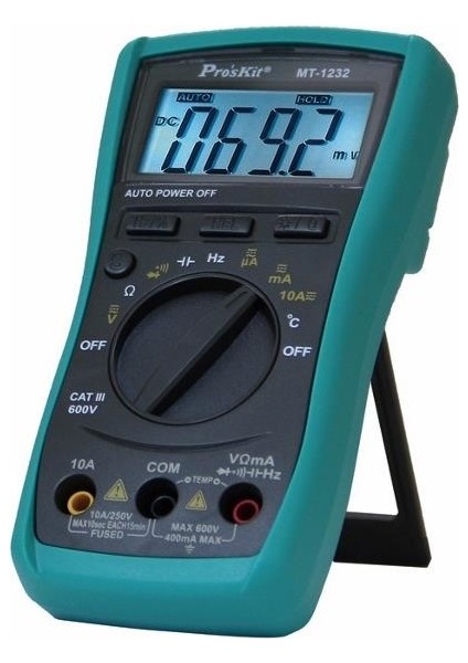 MT-1232 3 3/4 Autorange Dijital Multimetre