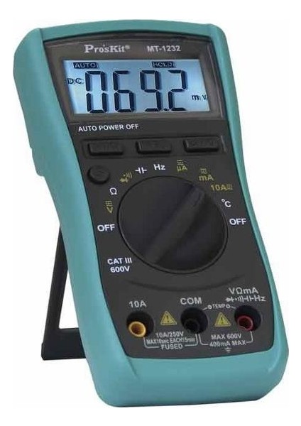 MT-1232 3 3/4 Autorange Dijital Multimetre