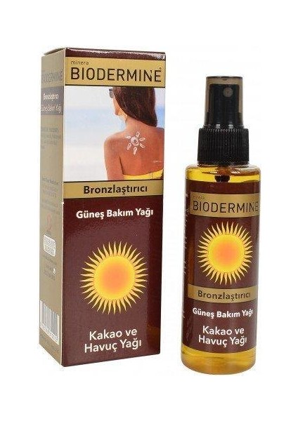 Bronzlaştırıcı Kakao ve Havuç Yağı 100 ml