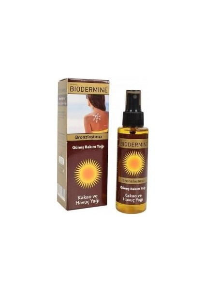 Bronzlaştırıcı Kakao ve Havuç Yağı 100 ml