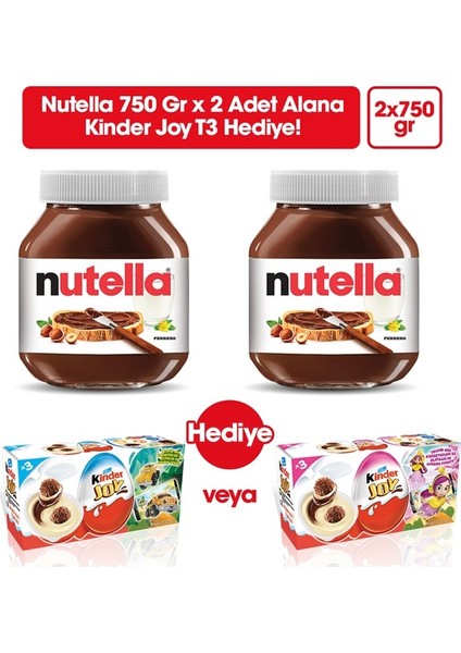 750 gr x 2 Adet Alana Kinder Joy T3 Yanında