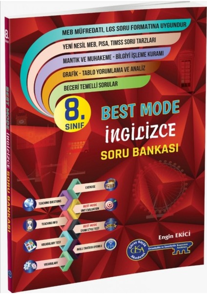 8.Sınıf İngilizce LGS Best Mode Soru Bankası