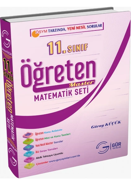 Gür Yayınları 11.Sınıf Öğreten Master Matematik Seti