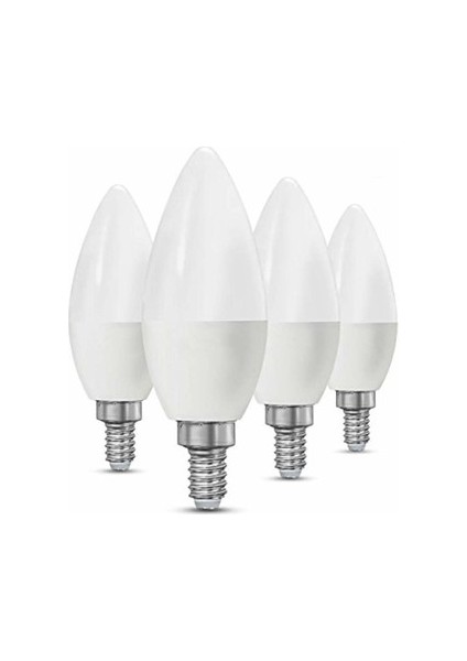 Mum Ampul LED 7W Günışığı ( 10 Adet ) Ince Duylu
