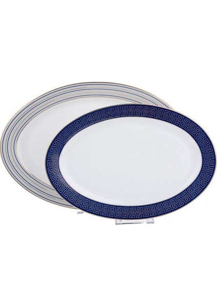 Lucky Art Lyeg 069 Wilhem 2li Oval Servis Tabağı