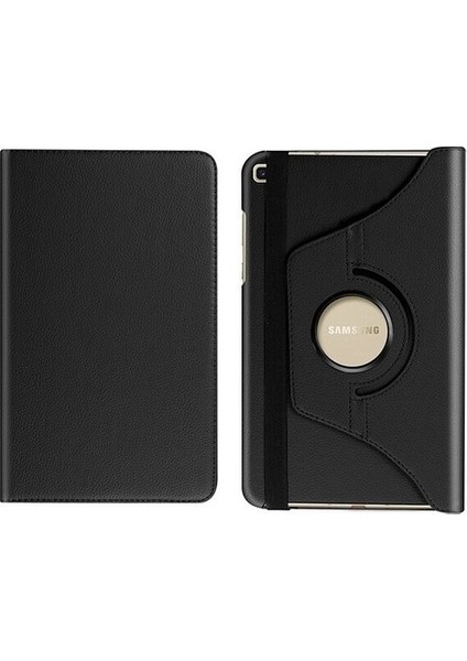 Samsung Galaxy Tab A7 T500 Kılıf 10.4 inç 360° Ayarlanabilir Standlı Tablet Kılıfı Siyah