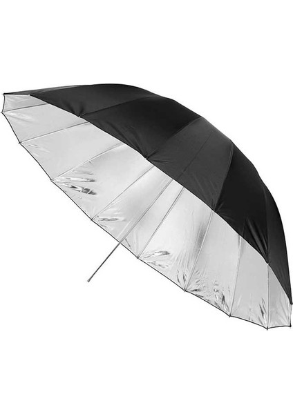 Ub-L3 75" 185CM Büyük Siyah / Gümüş Şemsiye