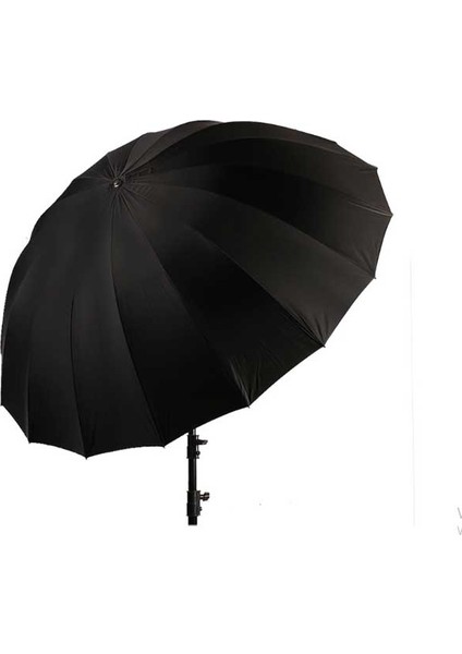 Ub-L3 75" 185CM Büyük Siyah / Gümüş Şemsiye fırsatları