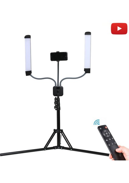 Pro Makeup Light Double Arm Bicolor Beauty Blogger Kit