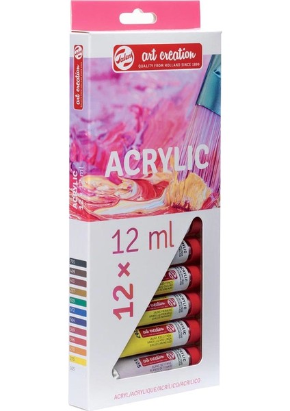 Art Creation Expression Acrylic Akrilik Boya 12 ml 12'li Set