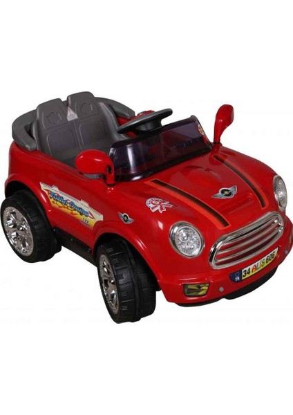 Turbo Mini Coupe Kumandalı Akülü Araba 12 Volt Kırmızı