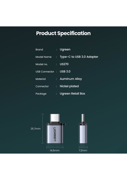 Type-C To USB 3.0 Dönüştürücü modelleri