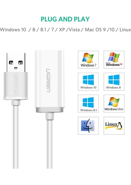 USB To 3.5mm Aux Jack Girişli Harici Ses Kartı