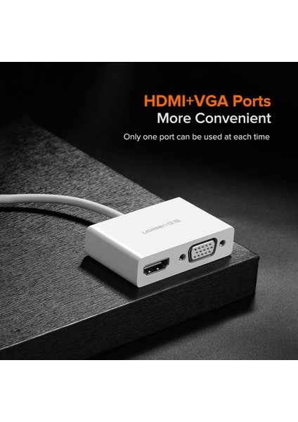 Type-C To HDMI VGA Çevirici Dönüştürücü Adaptör indirimleri
