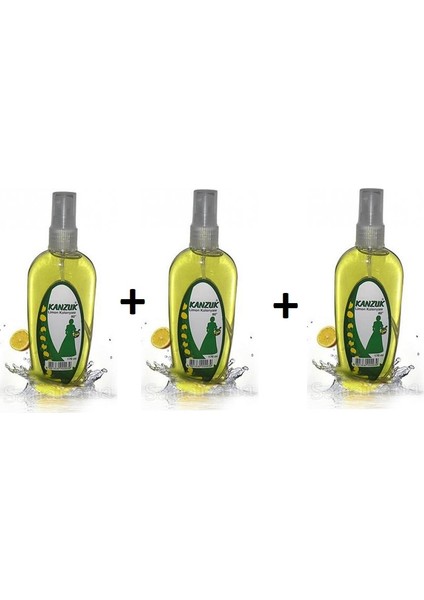 Limon Kolonyası - Sprey 80 Derece 170 cc 3 Adet