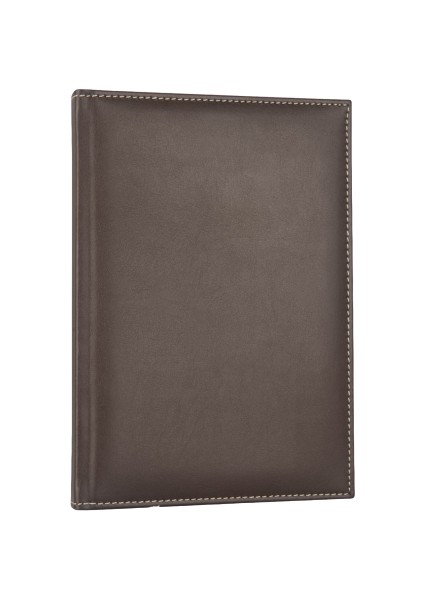 Düz Defter Diplomat 14 x 20 cm Kahve