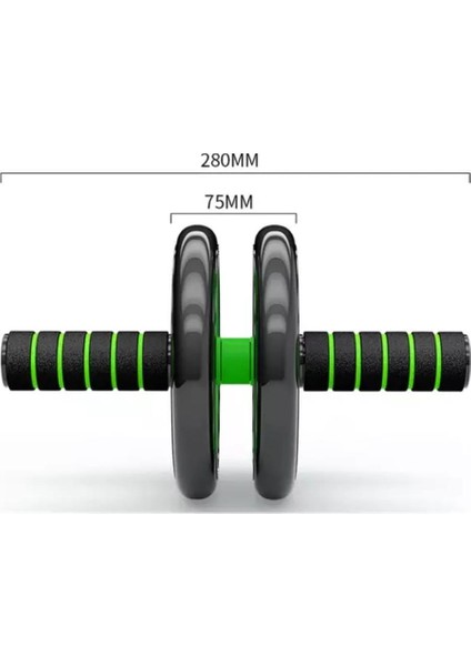 Marka Ithal Mavi Ab Wheel Karın Kası Çalıştırıcı Tekerlek Pilates Bel Omuz