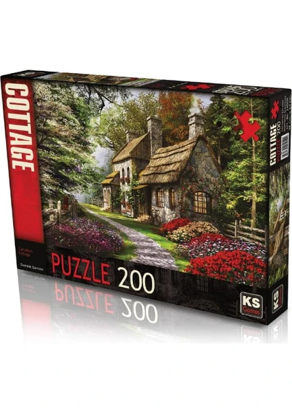 Ks Games Puzzle 200 Parça Carnation Cottage 24009