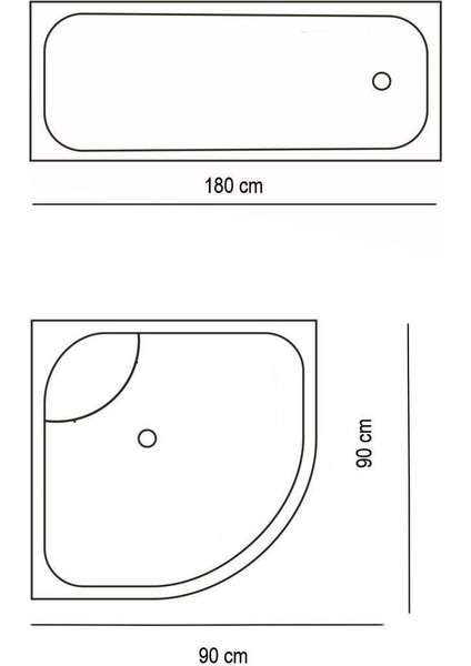 Jackline Banyo Duş Perdesi 5706 Tek Kanat 1X180X200