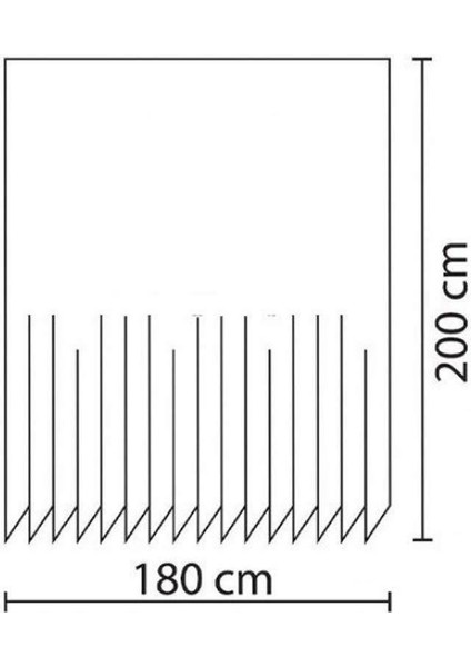 Jackline Banyo Duş Perdesi 5705 Tek Kanat 1X180X200 modelleri