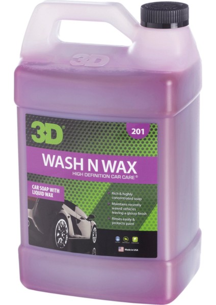 Wash N Wax Cilalı Oto Şampuanı 3 lt