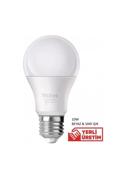 10W 850 Lumen Enerji Tasaruflu LED Ampul