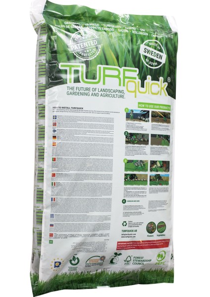 Vılla Classic 40m2 Turfquıck Tohum, Hazır Çim, Rulo Çim Ekim Kumaşı fiyatları