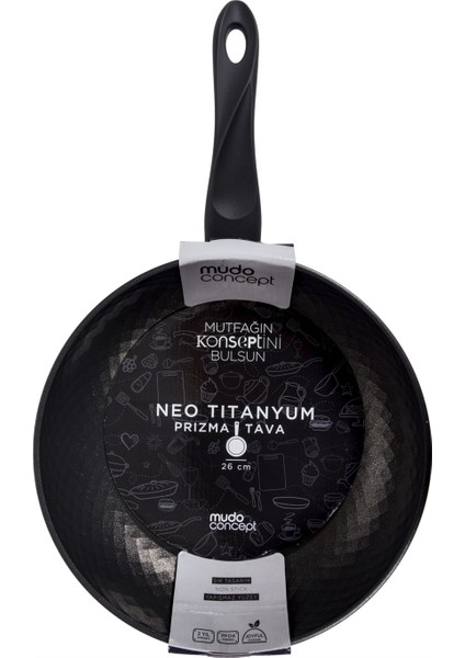Mudo Concept Neo Tıtanyum Prızma Tava 26 Cm fırsatları