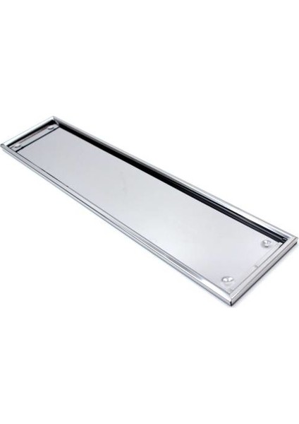 Krom Plakalık Yazısız 53X12CM 2 Adet