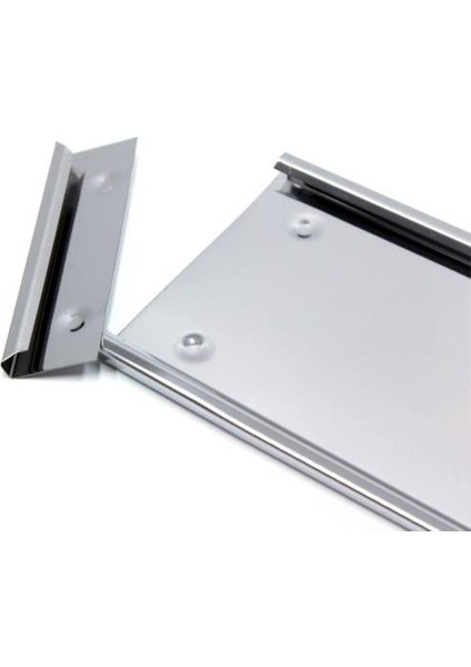 Krom Plakalık Yazısız 53X12CM 2 Adet