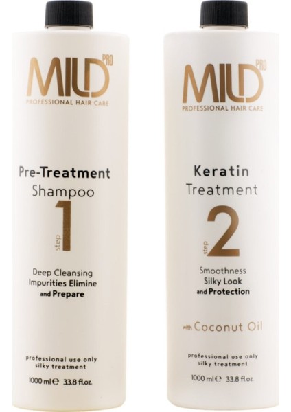 Mild Professional Keratin Coconut Seti 1000 ml + 1000 ml