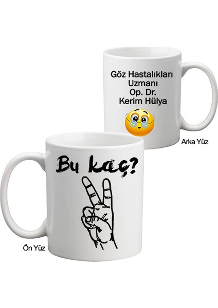 Göz Doktoruna Hediye Isimli Bu Kaç Kupa Bardak