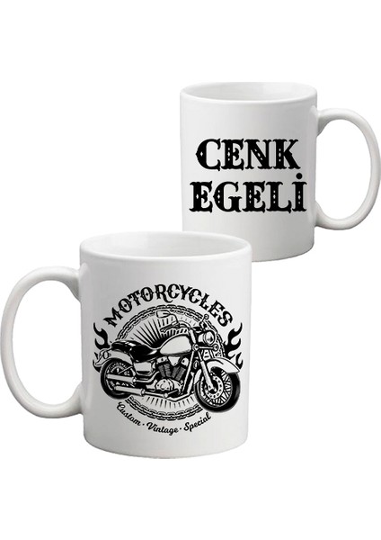 Motorcuya Hediye Isimli Kupa Bardak