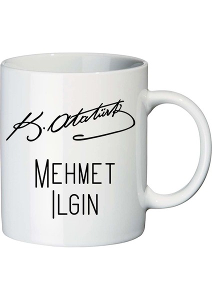 Atatürk Imzalı Isimli Kupa Bardak modelleri