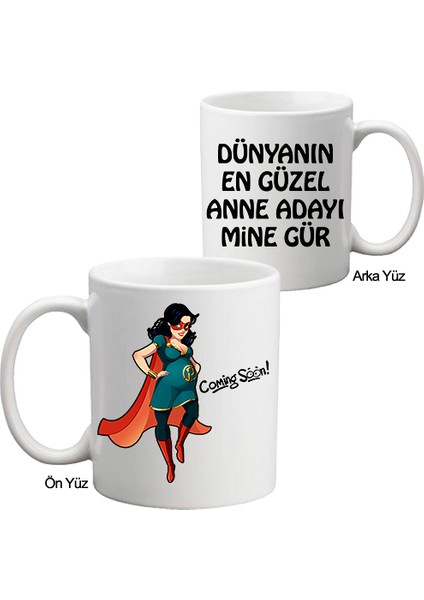 Anne Adaylarına Isme Özel "anne Adayı" Kupa Bardak