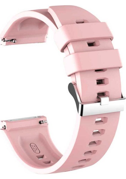 Huawei Watch GT 2e Kordon Düz Renk Silikon Pembe