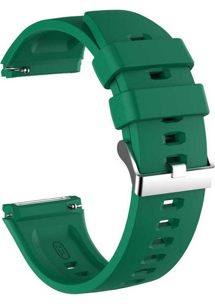 Huawei Watch GT 2e Kordon Düz Renk Silikon Yeşil