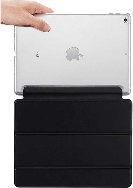 Apple iPad 7/8. Nesil Kılıf 10.2" Smart Cover Katlanabilir Standlı Tablet Akıllı Kapak Lacivert