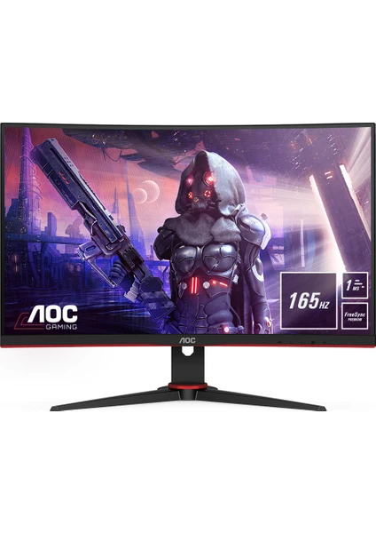 Aoc C27G2AE 27" 165Hz 1ms (Hdmı+Display) Freesync Full Hd Curved Oyuncu Monitörü