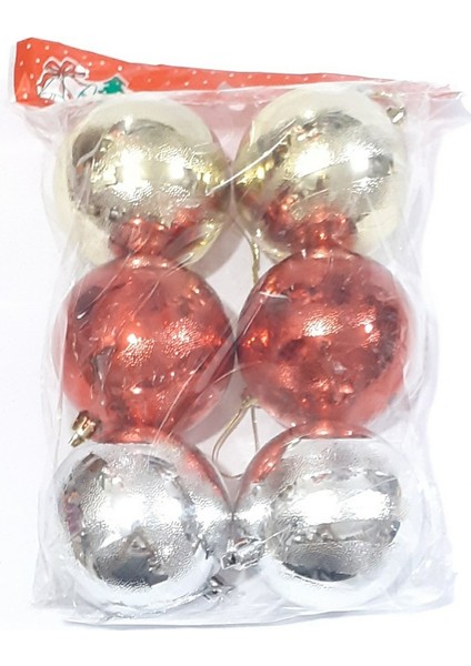 Yılbaşı Yeni Yıl Süsü Çam Ağacı Süs Top Desenli fiyatları